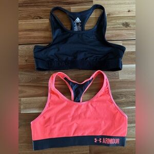 UA and ADIDAS sport bras